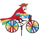 Parrot on a Bicycle/Bike Garden Spinner - 20" by Premier Kites