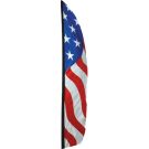 Patriotic Feather Banner Flag - 16'